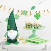 St. Patrick's Day Knitted Hat Couple Faceless Doll Party Party Decoration Doll Decoration