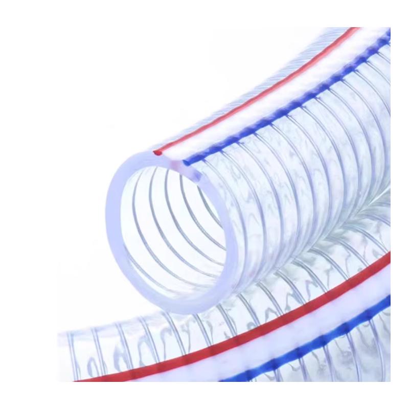 Steel Wire Reinforced PVC Soft Hose прозрачный