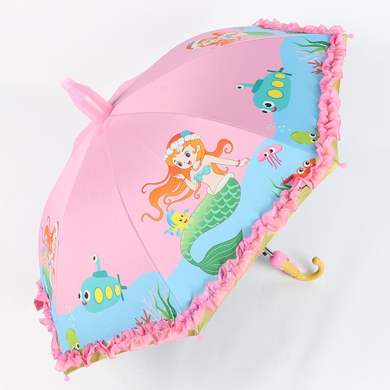 Automatic Cute Children's Umbrella for Students: Girls, Boys, and Kindergarten Kids