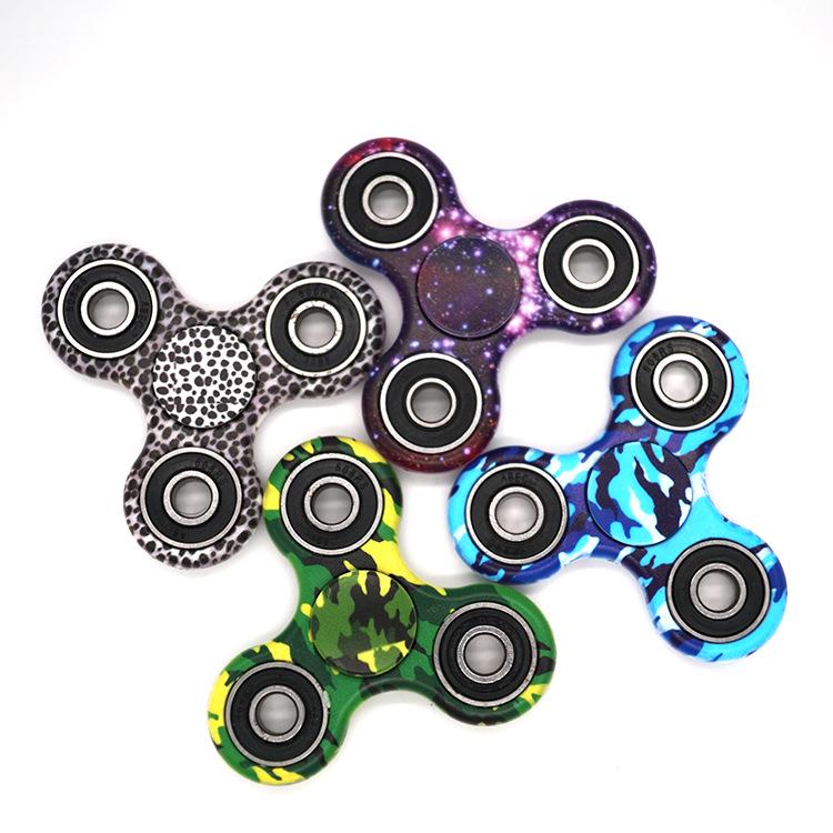 Camouflage Painted Finger Spinner with EN71 Certification