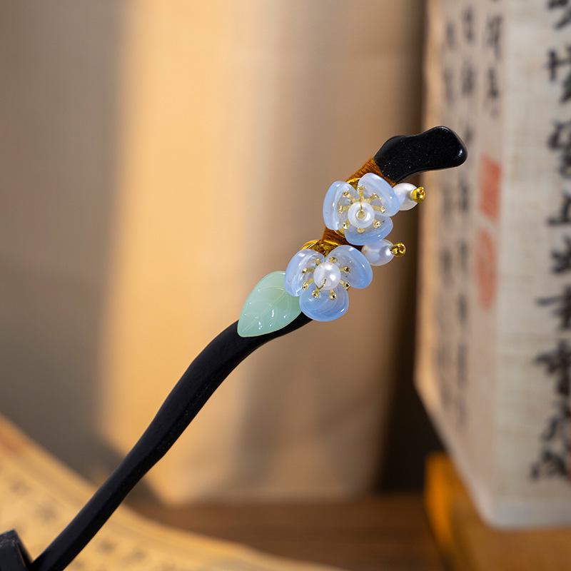2026 Retro Tassel Wood Hairpin for Hanfu & Qipao