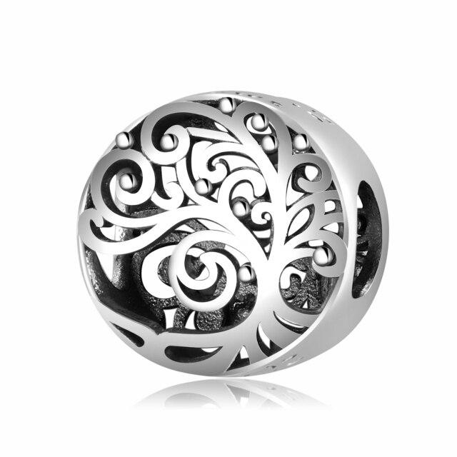 

Новый подарок своими руками элегантный 925 пробы серебряные бусины веры крест древо жизни домашнее животное кошка собака подходят подвески браслет для женщин изготовление ювелирных изделий