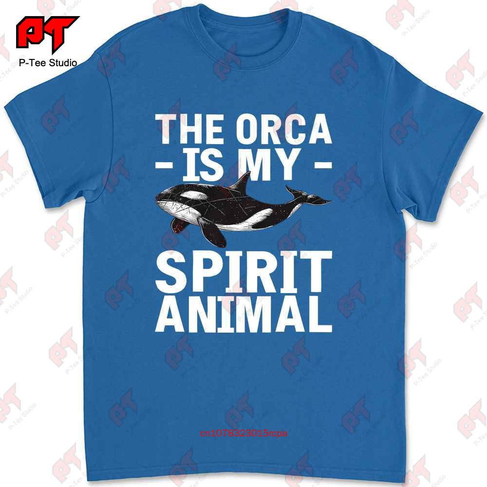 The Orca Is My Soitit Animal Killer Whale T-shirt Tee B8FB