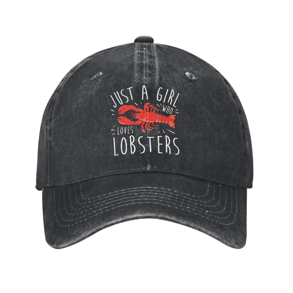 Yee Claw Lobster Baseball Caps Classic Distressed Denim Snapback Hat for Unisex Women Outdoor Activities Adjustable Caps Hat