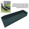 4PCS Downspout Splash Block Rain Gutter Downspout Extensions Fixable Downspout Extender with 8 Fixing Nails Protect House Foundation Green