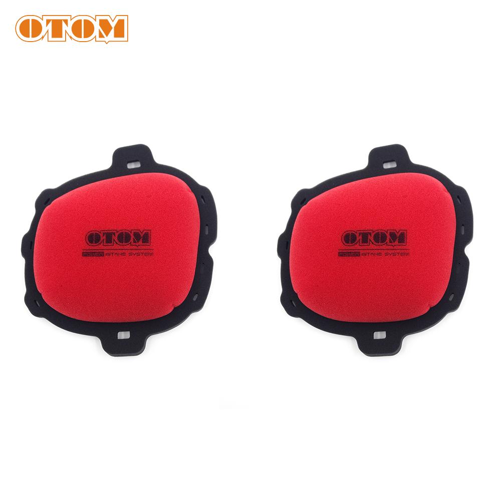 OTOM Motorcycle 2021-2024 Air Filter Cleaner For HONDA CRF250R CRF250RX CRF450RX CRF450RWE Bikes Sponge Element Dual Foam Layer