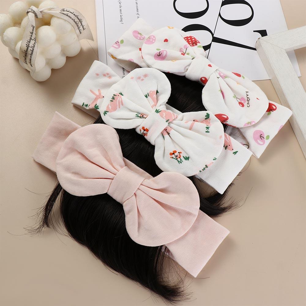 Synthetic Girls Baby Bowknot Headband Wig Hair Accessories Toddler Neat Bang Princess Wig Headband