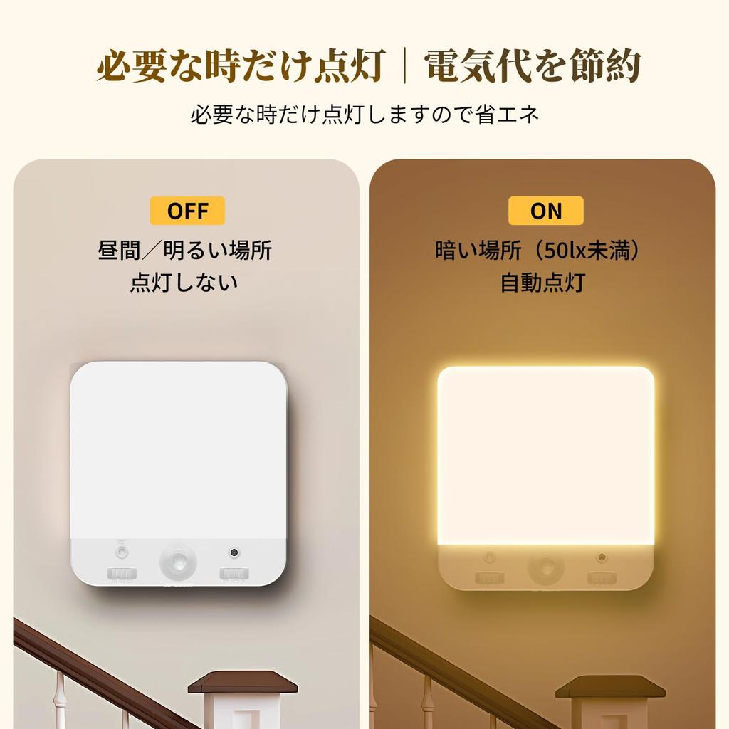Yuzuku Motion Sensor LED Indoor Compact Ceiling Light with Memory Remote Energy Automatic Suitable for Emergency Use During Tape Easy No Construction