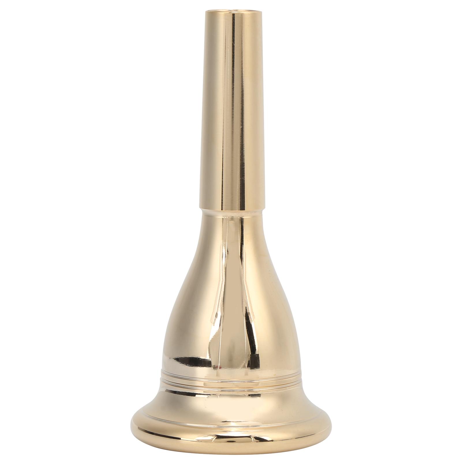 

Tuba Horn Mouthpiece 13.3mm Bass Durable Copper Musical Instrument Tool AccessoryGold золотой