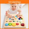 Wooden Learning Early Toy With Touching Drum And Lightup Features For Children