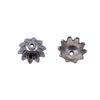 Textured Bead Cap Charms Dome Covers For Pearl And Gemscolor Jewelry Findings
