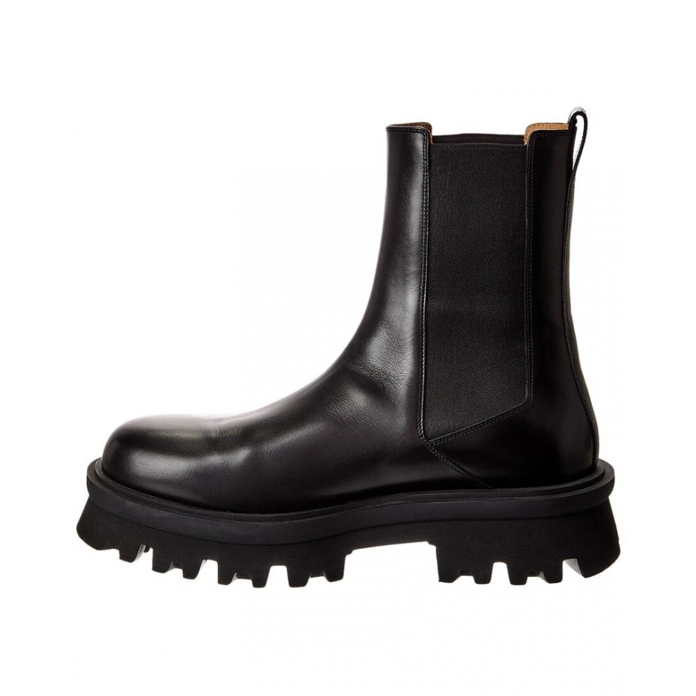 Salvatore Ferragamo Leather Boot Black