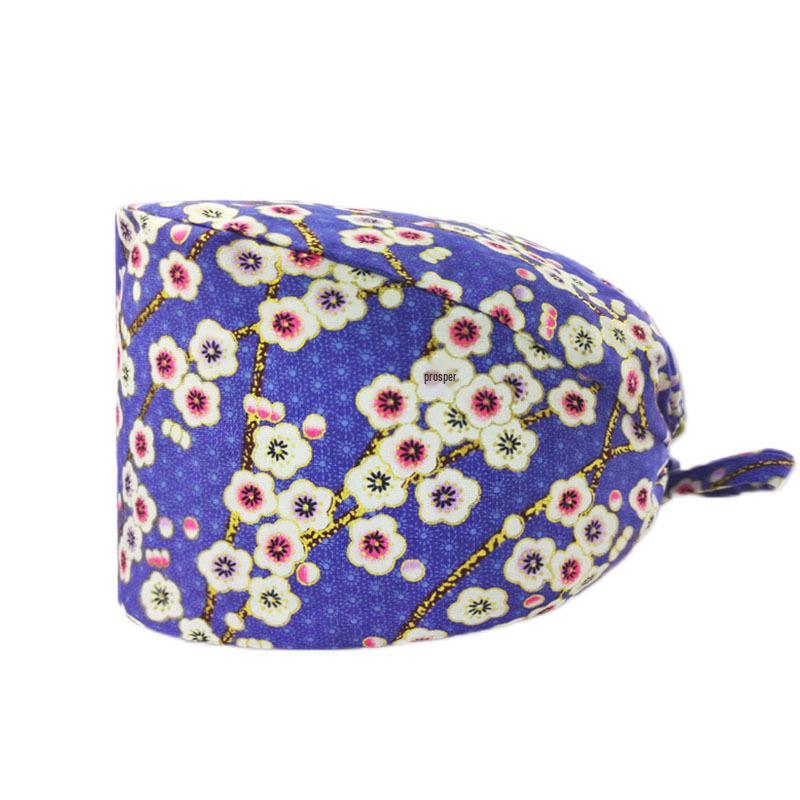 Cartoon Print Spa & Nurse Surgical Cap