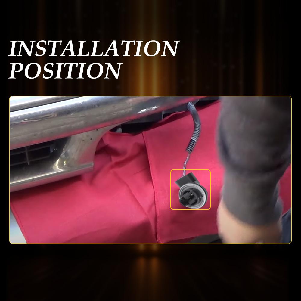 2Pcs 3157 T25 Bulb Socket Brake Front Turn Signal Light Harness Wire Plug Connector 3357 3047 3057 3155 4057 3457 Socket Base