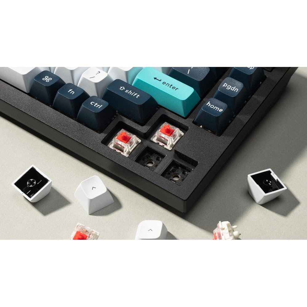 Q1 Max wireless custom mechanical JIS RGB hot swap compatible Gateron Jupiter mechanical Windows Linux compatible Gateron Jupiter mechanical red axis