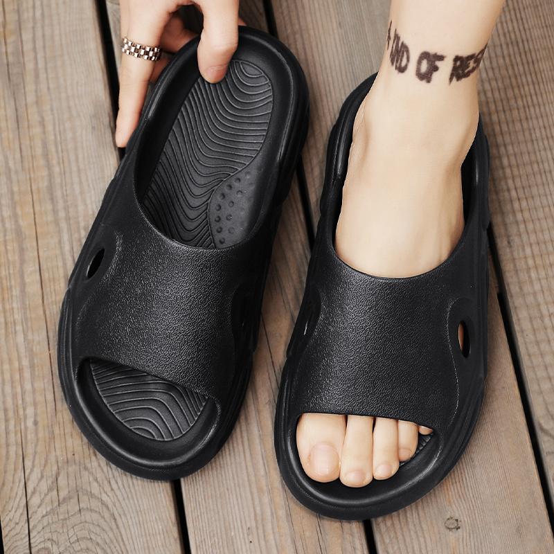 Men Slide Shoes New Eva High Quality Plush Comfort Soft Bathroom Women Sandal Shoes Cute House Summertime Orginal Design Daily Couple