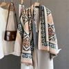 Luxury Winter Cashmere Scarf Women  Design Warm Pashmina Blanket Poncho Scarves Female Shawl Wraps Thick Foulard Bufanda