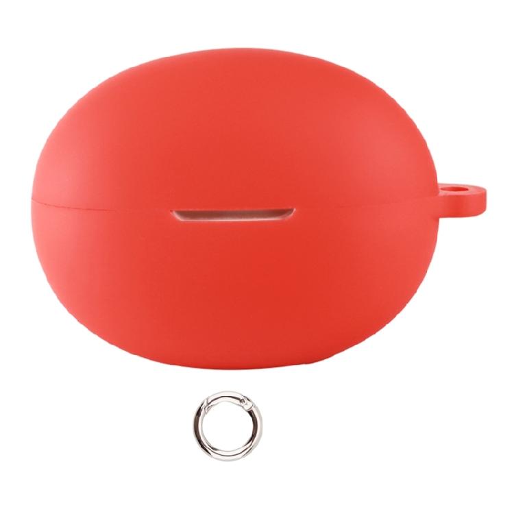 Outer Cover for AiClip S52 Earbud Charging Case, Silicone Stretch-On Sleeve with Side Carry Attachment and Charging Opening