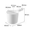 Yamazaki Home MIST 1719 Magnetic Floating Hand Basin White 1.4L Direct from Japan