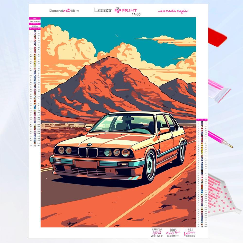 Kolorowe Samochody Malowanie Diamentowe Nowość 2026 Ulubione Zabawki Chłopców Pełna Mozaika z Cyrkonii Haft Zestaw do Haftu Krzyżykowego Dekoracja Domu