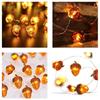 Thanksgiving Decorations Acorn String Lights Battery Powered Light String