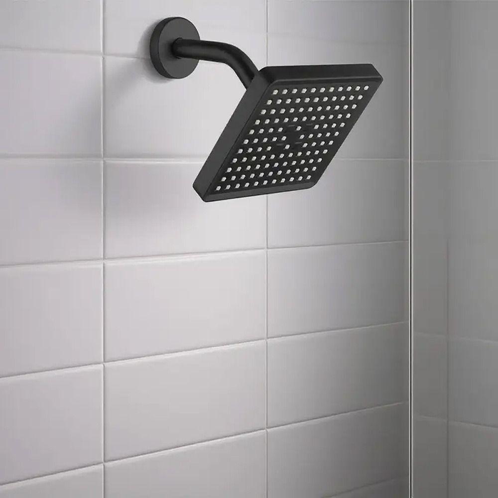 Easy Install Water Saving Rain Shower Head High Flow High Pressure Shower Head Square Adjustable Bathroom Shower Head Bathroom