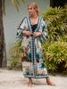 Human Cotton And Knot Cloth Beach Cover Up Sexy Loose Size Sun  Bikini Cover Up