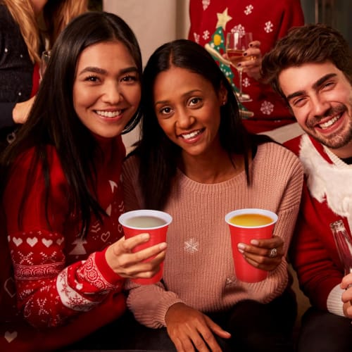 Gadpiparty Disposable Plastic Drink Cup, 450ml, Red, for Hotels, Restaurants, Beverage Shops, Outdoor Activities, Camping, Parties, Weddings, Family G