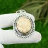Natural Scolecite Gemstone Indian Jewelry 925 Sterling Silver Pendant For Girls