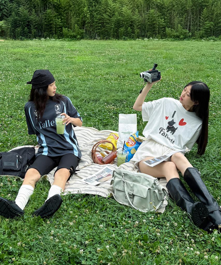 FALLETT Scotty Puppy Short Sleeve Tee White