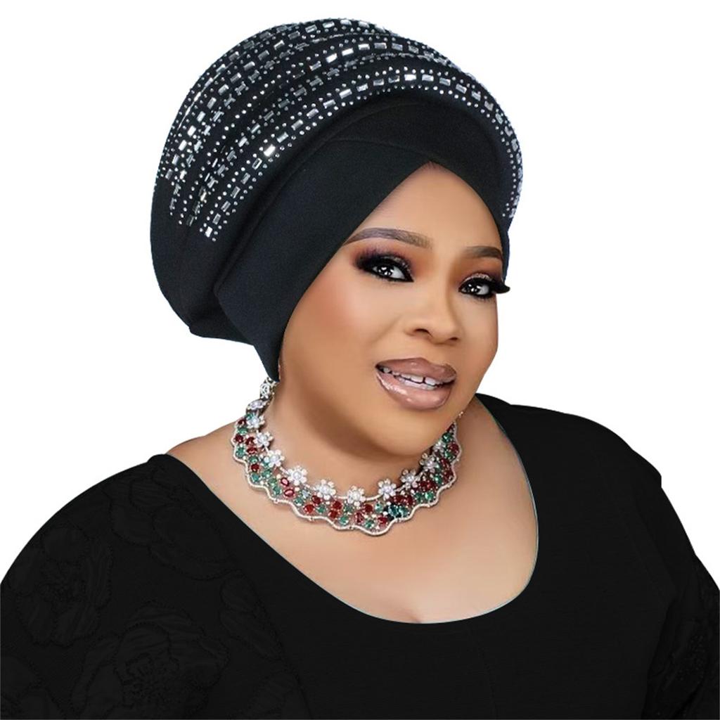 Handmade Diamonds Women's Turban Cap