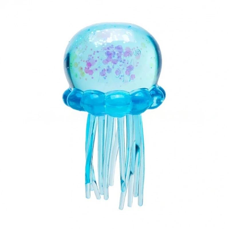 Portable Sensory Squeeze Jellyfish Toy Squishy Stress Relief For Kids Teens Party Table Decor Home Desk Cute Birthday Gift
