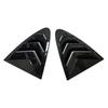 For Chevrolet Cruze 2016 2017- ABS Plastic Rear Window Quarter Louver Scoop Cover Side Vent Trim Car Adhesive Accessories