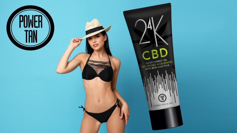 Power Tan 24K CBD Super Carrot Oil Accelerator 250ml
