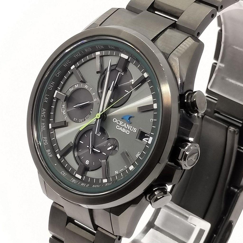 Used [Good Product] CASIO Oceanus OCW-T4000BA-1A3JF CLASSIC LINE Men's Watch with Box and Paper