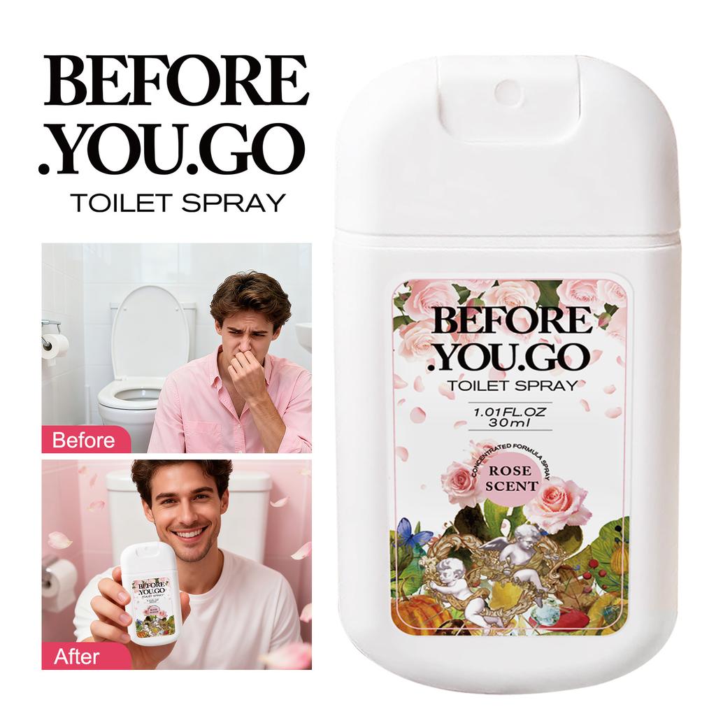 Pocket Size Toilet Spray, Compact Travel Bathroom Scent Spray For Indoor Use