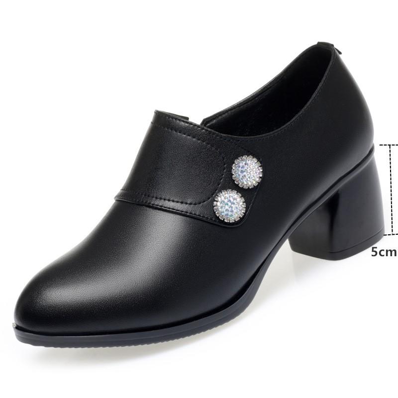 

Fashion AIYUQI Women Dress Shoes 2025 New Autumn Business Formal Wear Large Size Women Mid Heel Shoes Non-slip Office Shoes Women 42