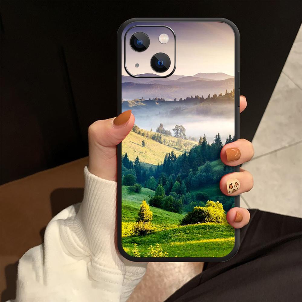 Art Beautiful Landscape Phone Case Cover Coque For Iphone Xiaomi Mi Samsung Galaxy Redmi Note A S 11 12 13 14 15 22 23 24 5G Pro Plus Max Fe Ultra