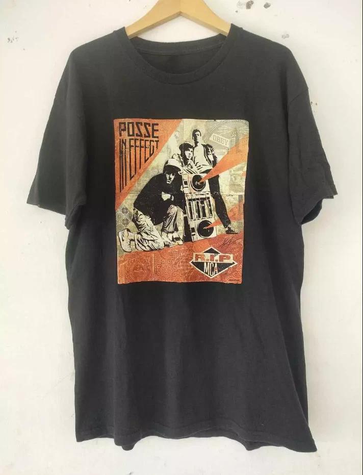 BEASTIE BOYS Tour Black T-Shirt S