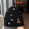 Winter Soft Thickened Cold Hat Cartoon Autumn Winter Korean Embroidery Letter Cold Hat Men Women Cute Knitted Hats