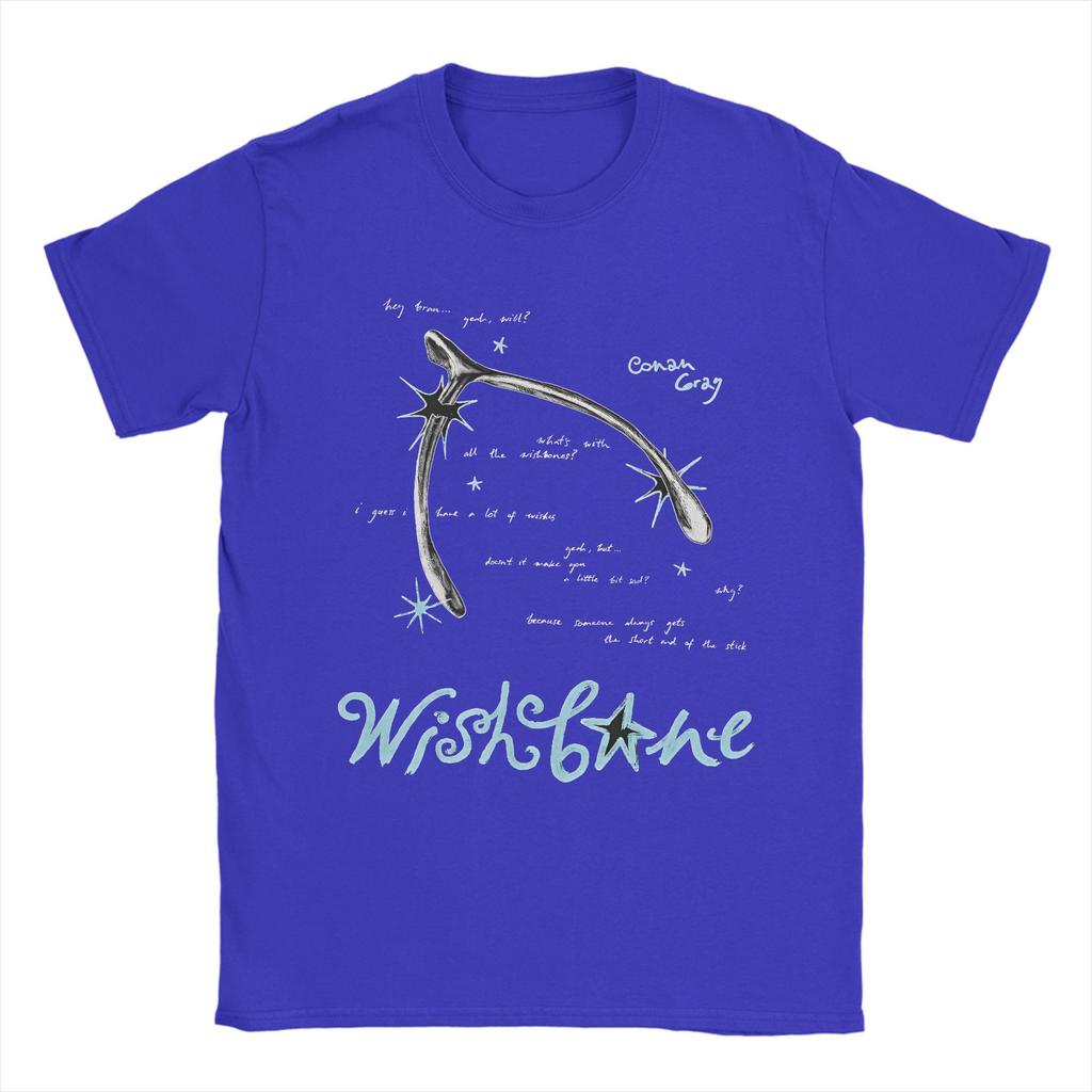 Conan Gray Wishbone Album Koszulka Letnia Hip Hopowe Koszulki Męskie 100% Bawełna Dekolt Okrągły Oversize Krótkie Rękawy Śmieszne Góry