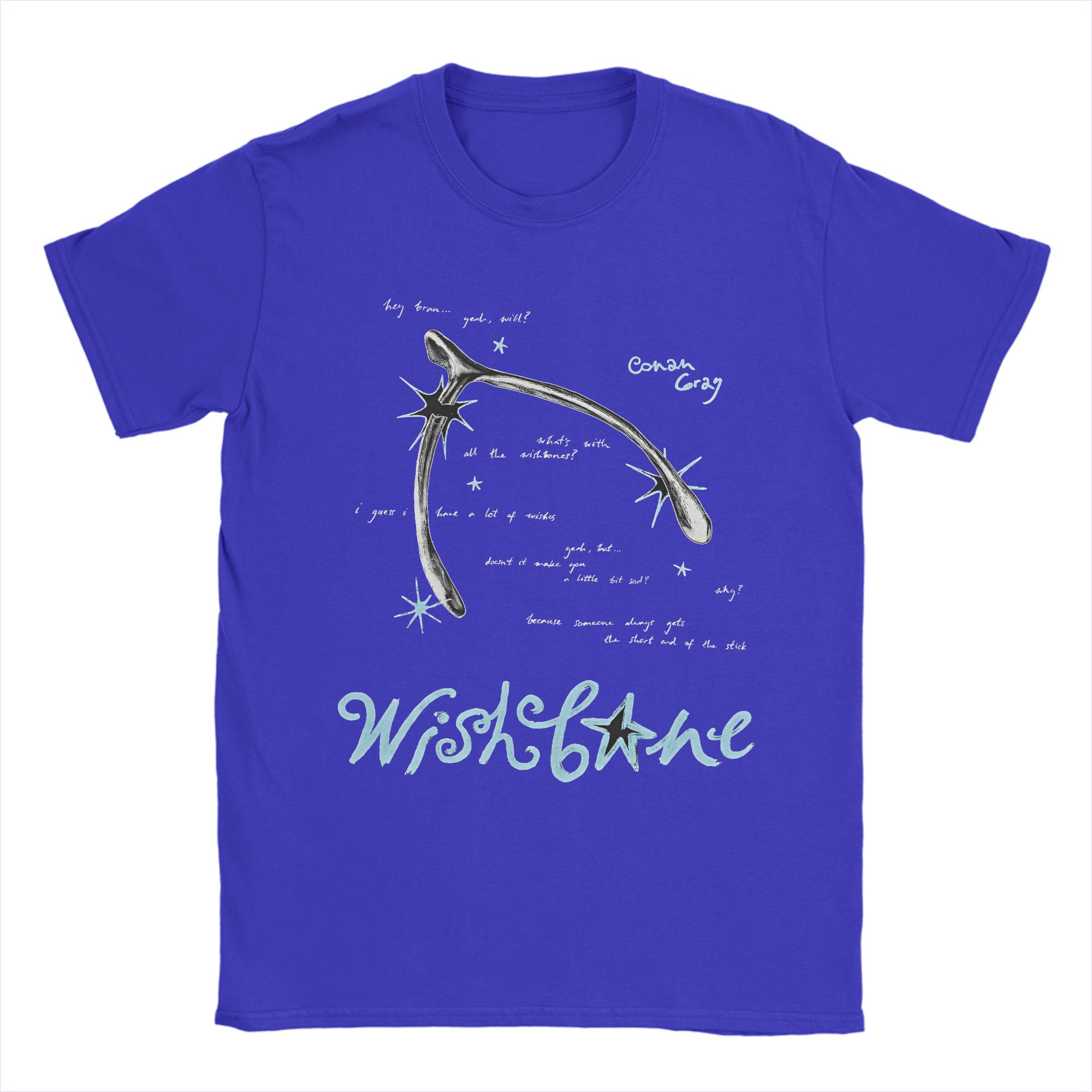

Conan Gray Wishbone Album T-Shirt Summer Hip Hop T-Shirts Male 100 Cotton Crew Neck Oversized Tees Short Sleeves Funny Tops XL