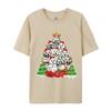Christmas Pajama Maltese Tree Dog Xmas T Shirts Hip Hop Novelty Cotton Men Top Tshirts England Style