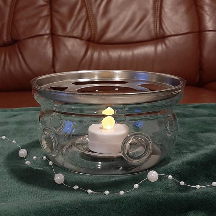 GLASS WARMER FOR CANDLE JUG