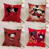 Kawaii P-Pucca Anime Cushion Cover Silky Short Plush Double-Sided Printed Pillow Case for Sofa All Seasons Home Decor Gift