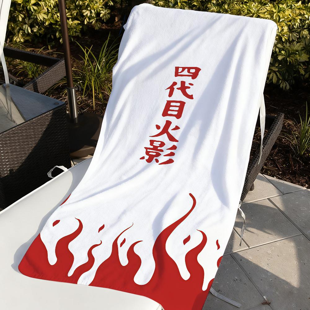 N-Naruto-S N-Namikaze Minato Towel Sports Quick Dry Travel Camping Gear Sandproof Soft Light Large Beach Towel