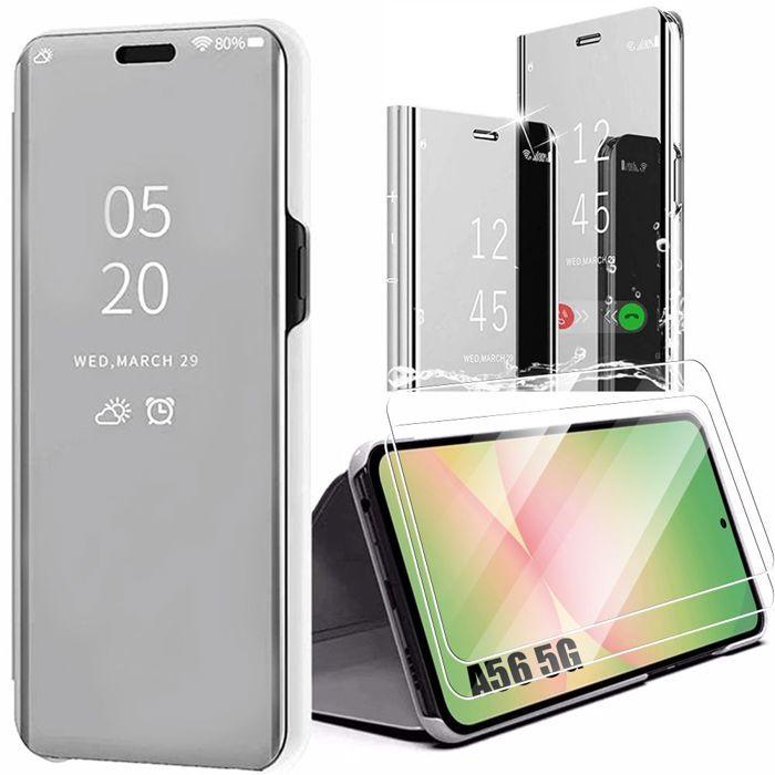 Coque de protection - BOOLING - Samsung Galaxy A56 5G - Argenté - Antichoc - 2 Verres Trempés