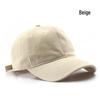 Custom Embroidered Light Color Baseball Cap with Duckbill and Deep Crown for Large Head Sizes