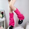Thermal Flared Leg Warmer Acrylic Knit Winter Leg Sleeves Comfortable Accessory For Adults Kids