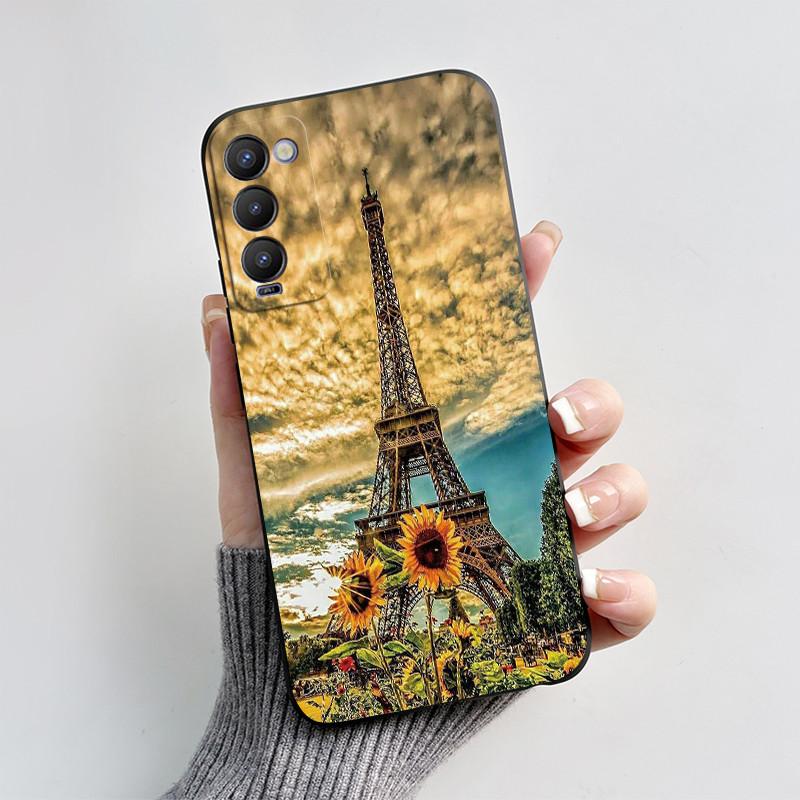 For Tecno Camon 18P Phone Case Shockproof Cover Cute Cartoon Love Heart Soft Funda For Tecno Camon 18 Premier Camon18 18i Bumper